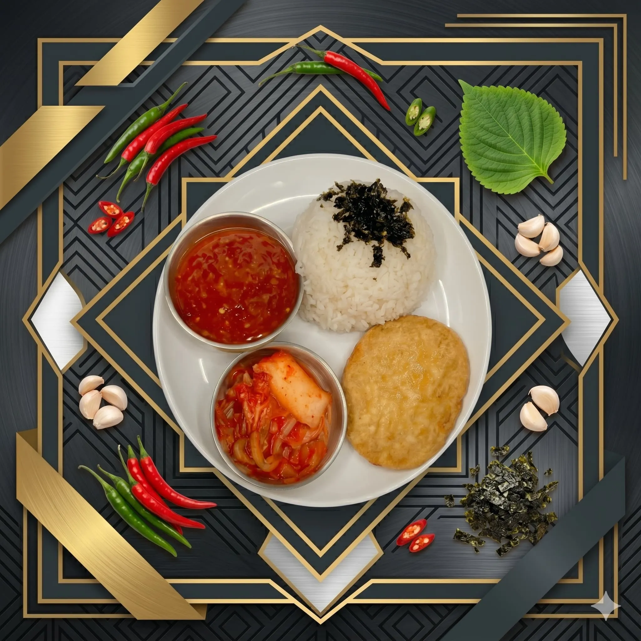 Thai Sweet & Spicy Chicken Patty Rice